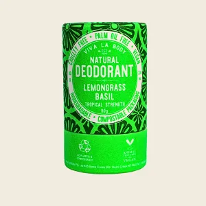 Viva La Body - Natural Deodorant - Lemongrass Basil (65g)