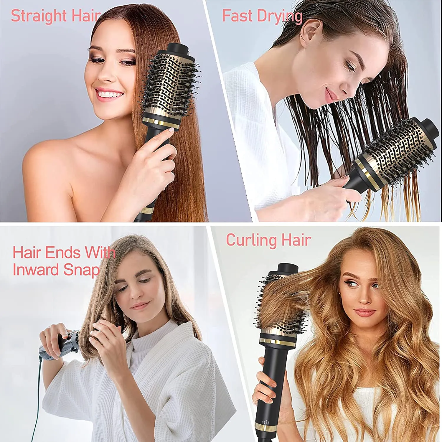 Women's Blow Dryer Hot Air Volumizer & Hair Dryer Brush