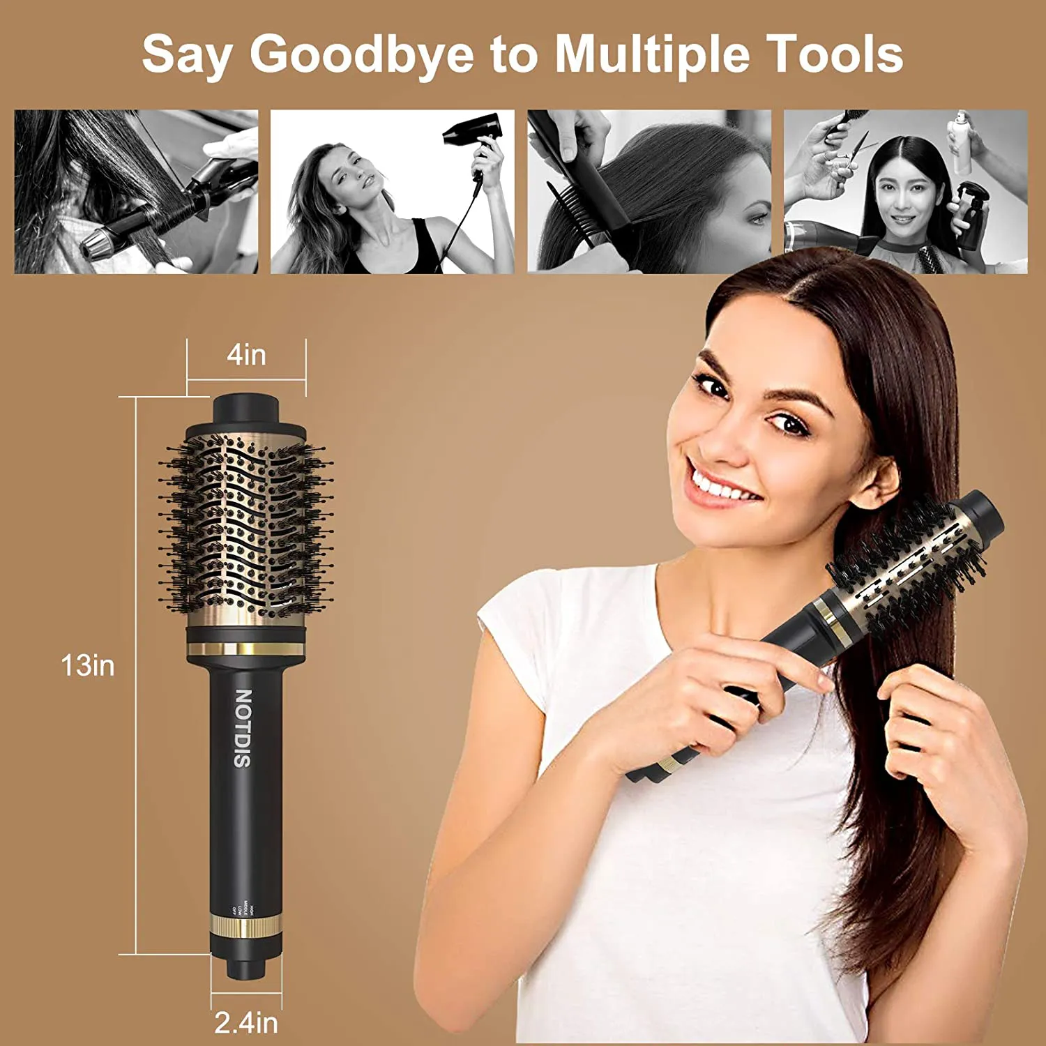 Women's Blow Dryer Hot Air Volumizer & Hair Dryer Brush